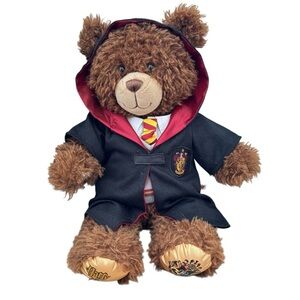 Build A Bear Workshop Harry Potter Bear Gryffindor W Costume 18" Brown Retired